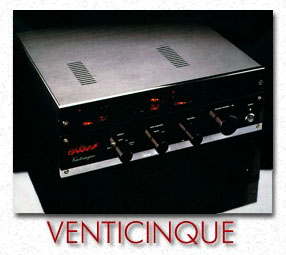 VENTICINQUE Integrato Valvolare